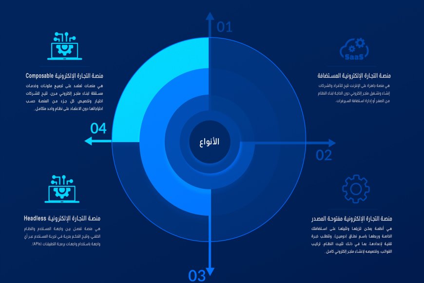 دليل شامل لمنصات التجارة الإلكترونية وأنواعها المختلفة