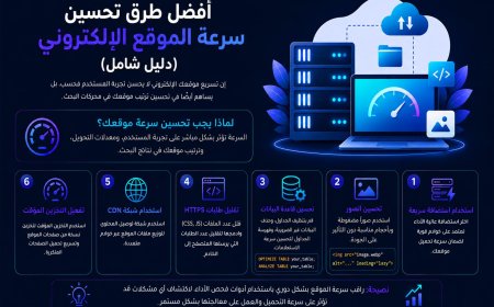 أفضل طرق تحسين سرعة الموقع الإلكتروني (دليل شامل)