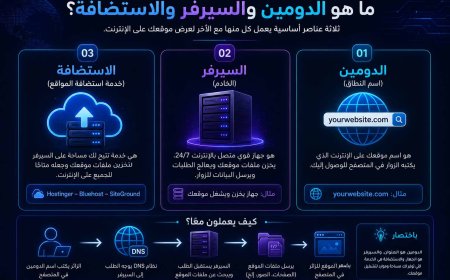 ما هو الدومين والسيرفر والاستضافة؟