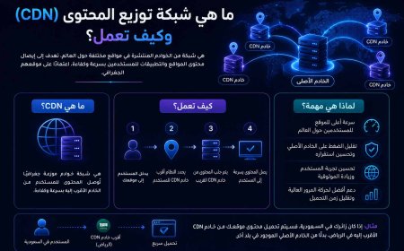 ما هي شبكة توزيع المحتوى (CDN) وكيف تعمل؟
