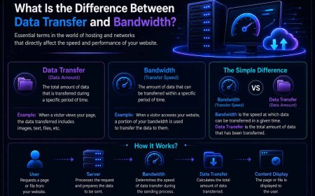 What Is the Difference Between Bandwidth and Data Transfer?