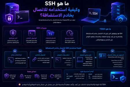 ما هو SSH وكيفية استخدامه للاتصال بخادم الاستضافة؟