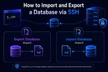 How to Import and Export a Database via SSH