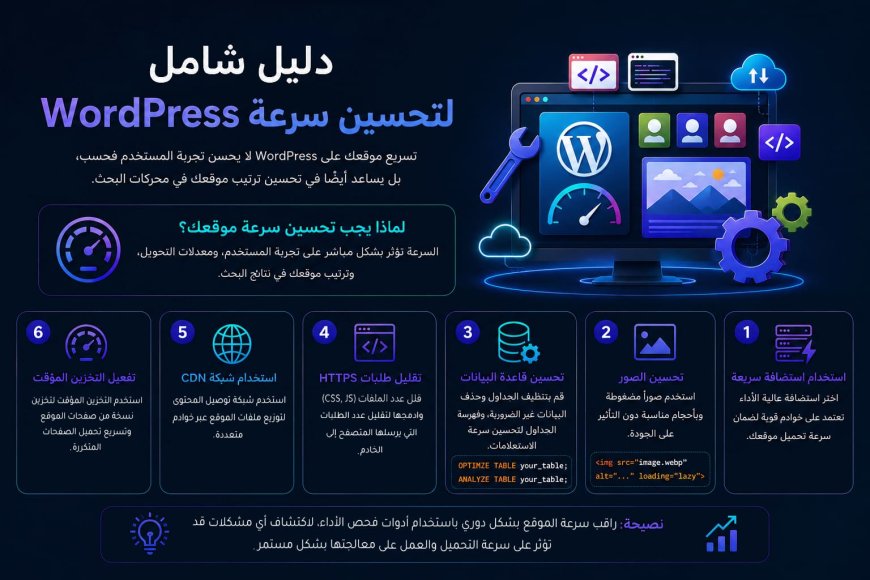 دليل شامل لتحسين سرعة الووردبريس (WordPress)