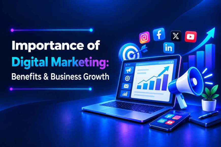 Importance of Digital Marketing: Benefits & Business Growth